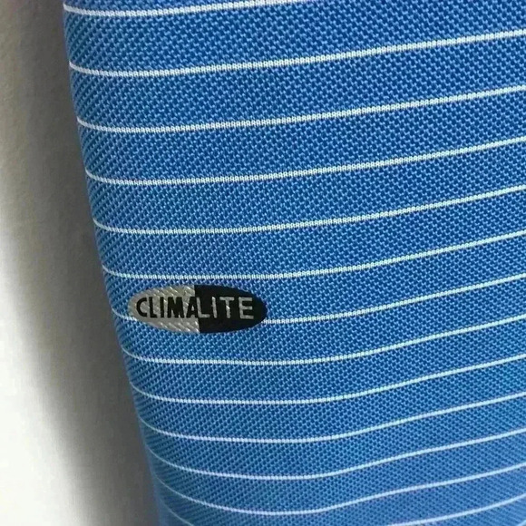 Adidas ClimaLite Short Sleeve Polo M Stripes Shirt - Picture 6 of 6